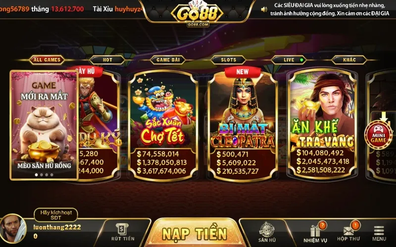 Bí mật cleopatra Go88 là một thể loại game mới nhưng đã được nghiên cứu từ rất lâu