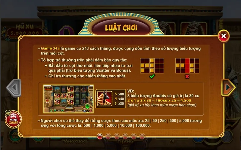 Bí mật cleopatra Go88 là trò chơi mang đầy nét thiết kế mới lạ