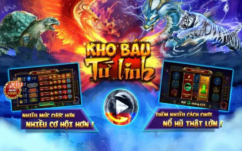 Kho báu tứ linh tại Go88 là một thể loại game có cách chơi khá dễ