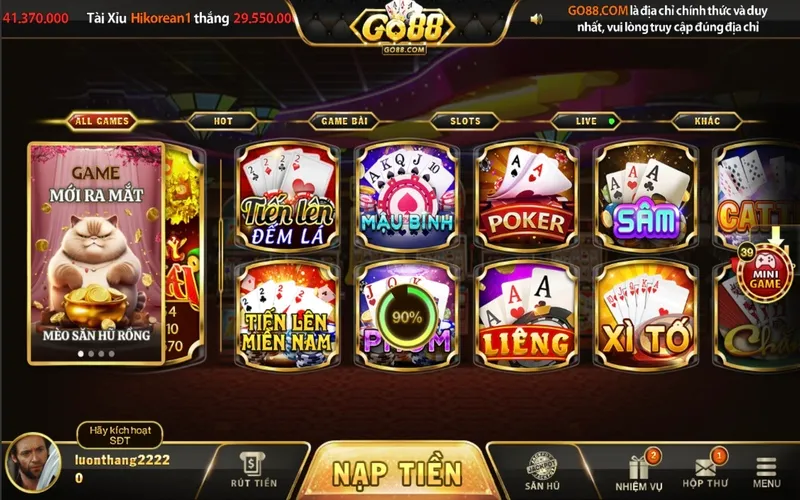 Phỏm Go88 là thể loại game cá cược đặc biệt nổi tiếng