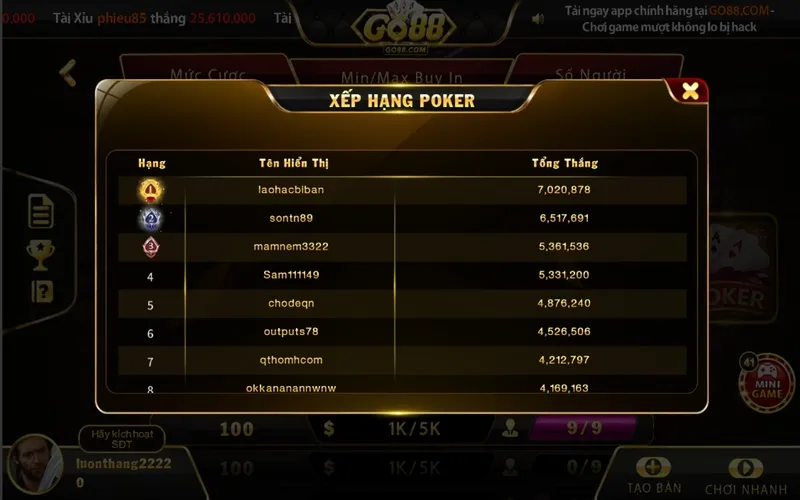 Poker Go88 là một thể loại game bài đến từ Châu Mỹ