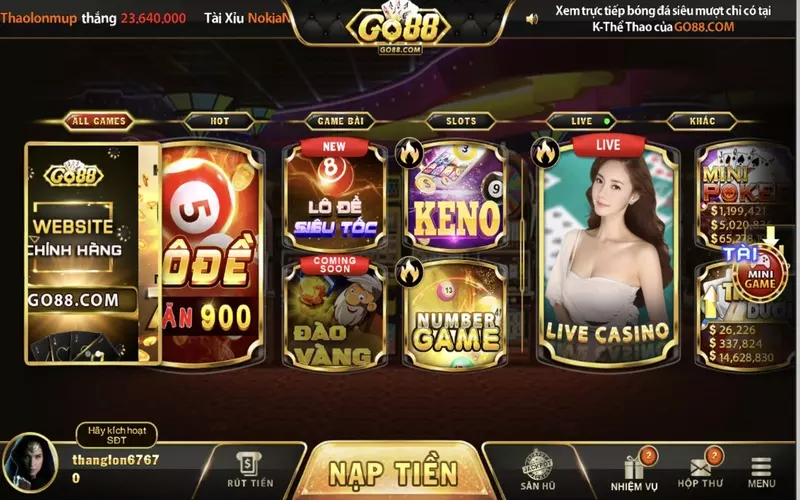 Đào vàng Go88 là thể loại game khá quen thuộc với thế hệ 9X