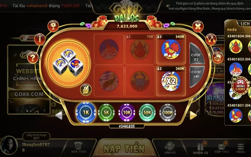 Game bầu cua Go88 chắc chắn là trò chơi mà người chơi không nên bỏ qua