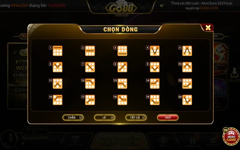 Game kim cương Go88 luôn là một trò chơi được đánh giá rất cao