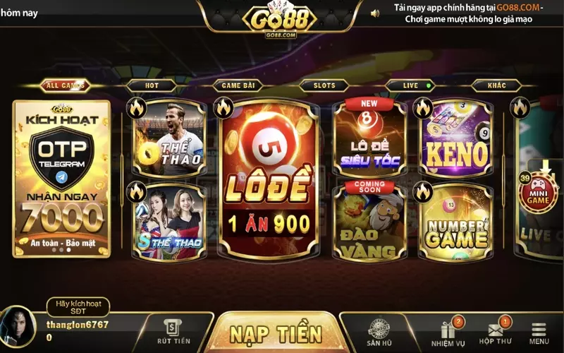 O thể thao Go88 là một thể loại game có cách chơi hấp dẫn