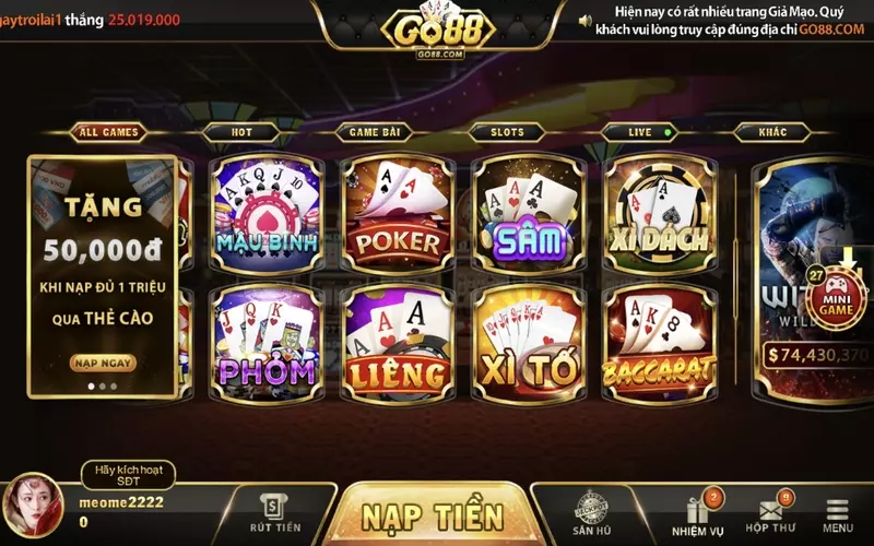 Nạp tiền Go88 thông qua đồng coin12 thường được biết đến là rất dễ