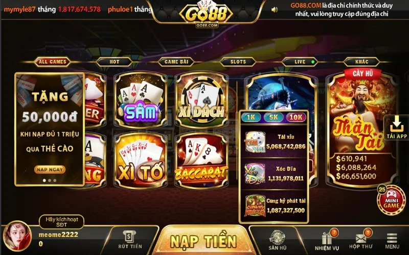 Cược thủ cần phải có kinh nghiệm khi tham gia  chơi game ở tại phần săn hũ tại Go88