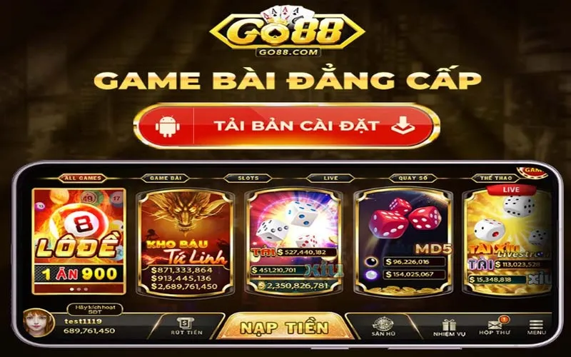 Tải app tại Go88 trên máy tính bảng thông thường rất dễ dàng